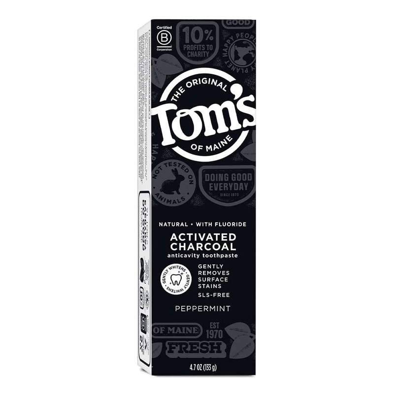 TOM'S OF MAINE Natural Activated Charcoal Toothpaste