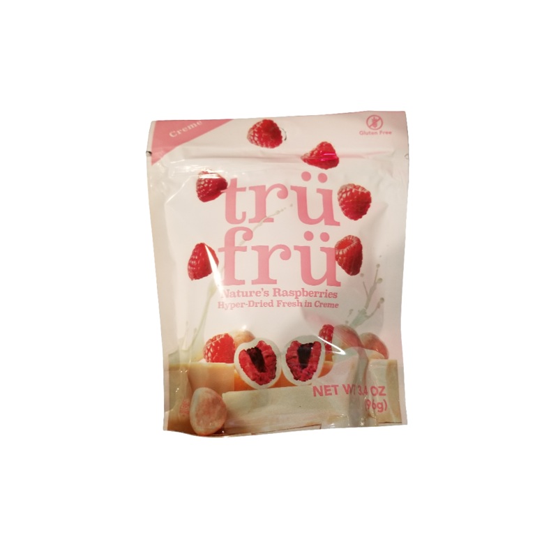 TRU FRU HYPER-DRIED FRESH IN CREAM RASPBERRY