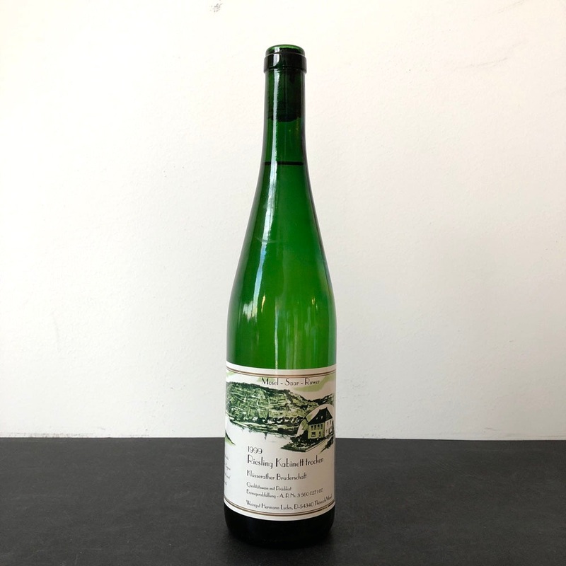 1999 Ludes Klsserather Bruderschaft Riesling Kabinett Trocken, Mosel Germany