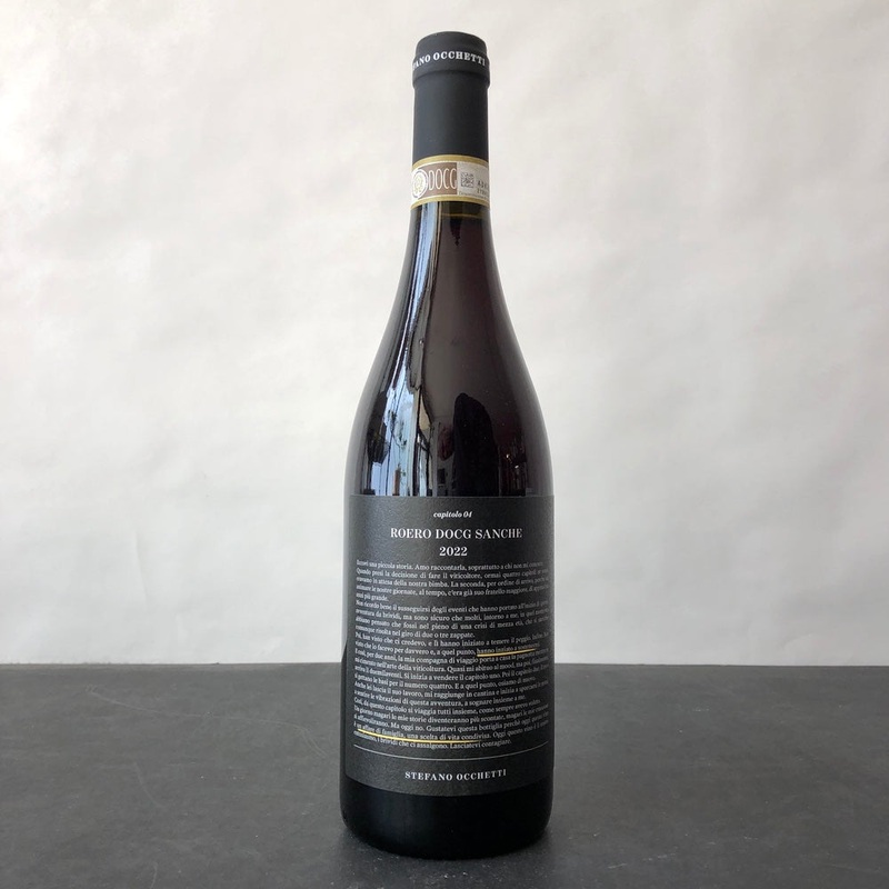 2022 Stefano Occhetti 'Sanche' Nebbiolo, Roero DOCG, Italy