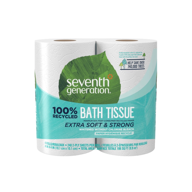 SEVENTH GENERATION 100% Recycled 2-Ply Bathroom Tissue