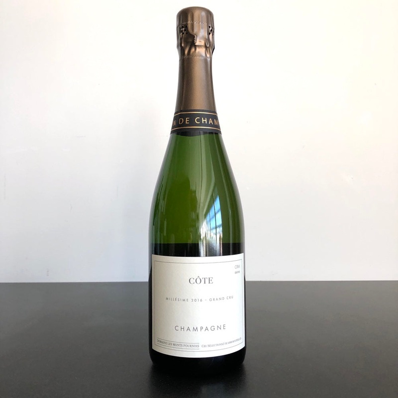 2016 Domaine Les Monts Fournois 'Cote' Cramant Grand Cru Millesime, Champagne, France