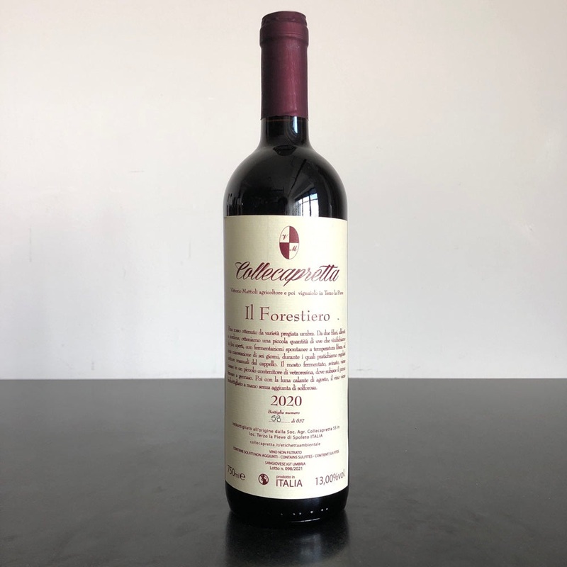 2020 Collecapretta 'Il Forestiero', Umbria, Italy