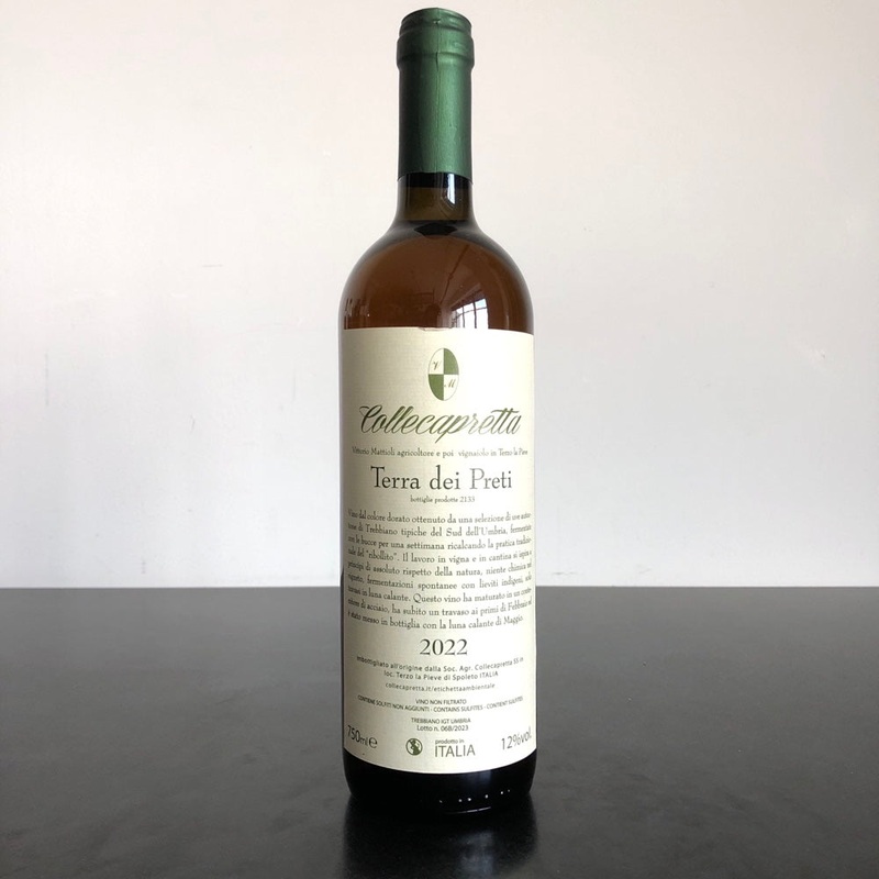 2022 Collecapretta 'Terra dei Preti' Trebbiano Spoletino, Umbria, Italy