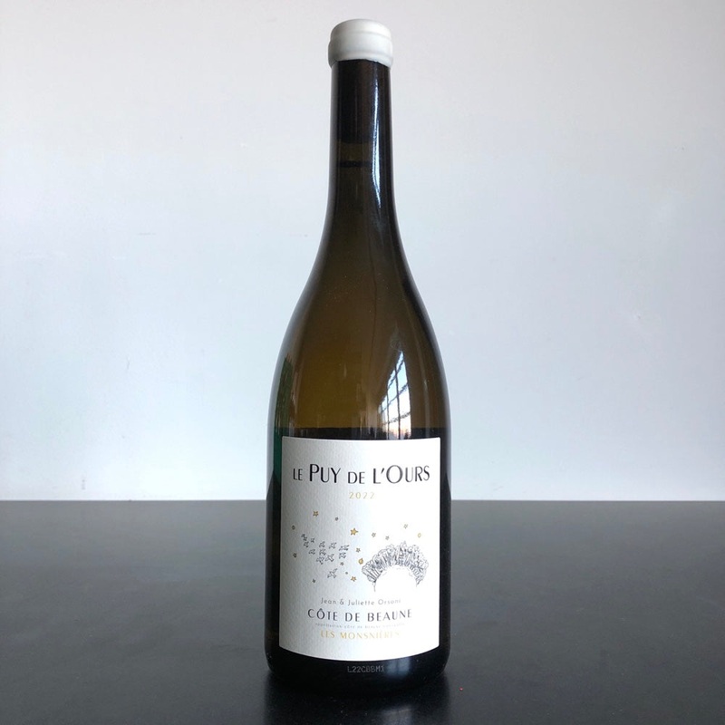 2022 Le Puy de L'Ours Cte De Beaune Villages Blanc 'Les Monsnires', Burgundy, France