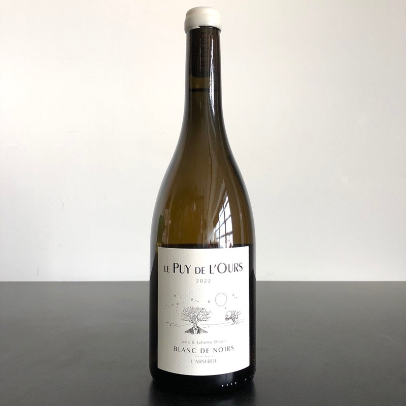 2022 Le Puy de L'Ours 'l'Absurde' Blanc De Noirs Vin de France