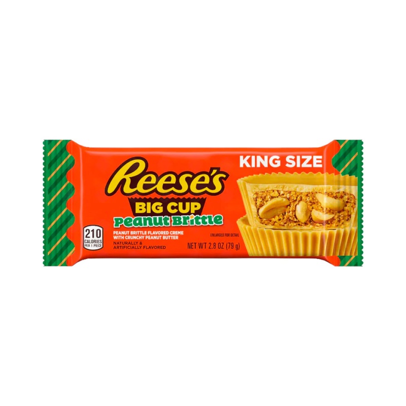REESES 16/3OZ BIG CUP PEANUT BRITTLE KING