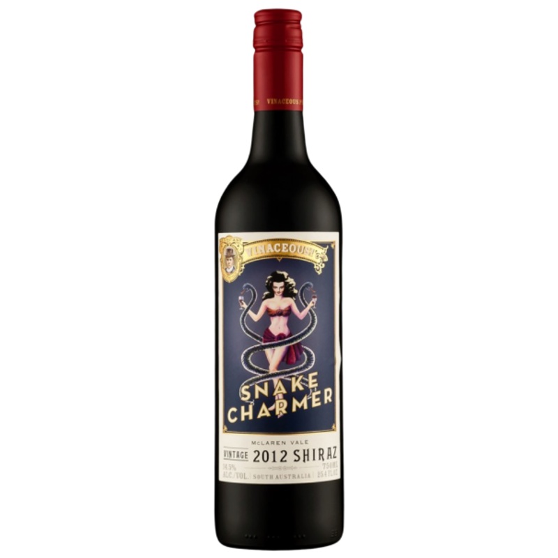 Vinaceous Shiraz Snake Charmer 2016 750 ML