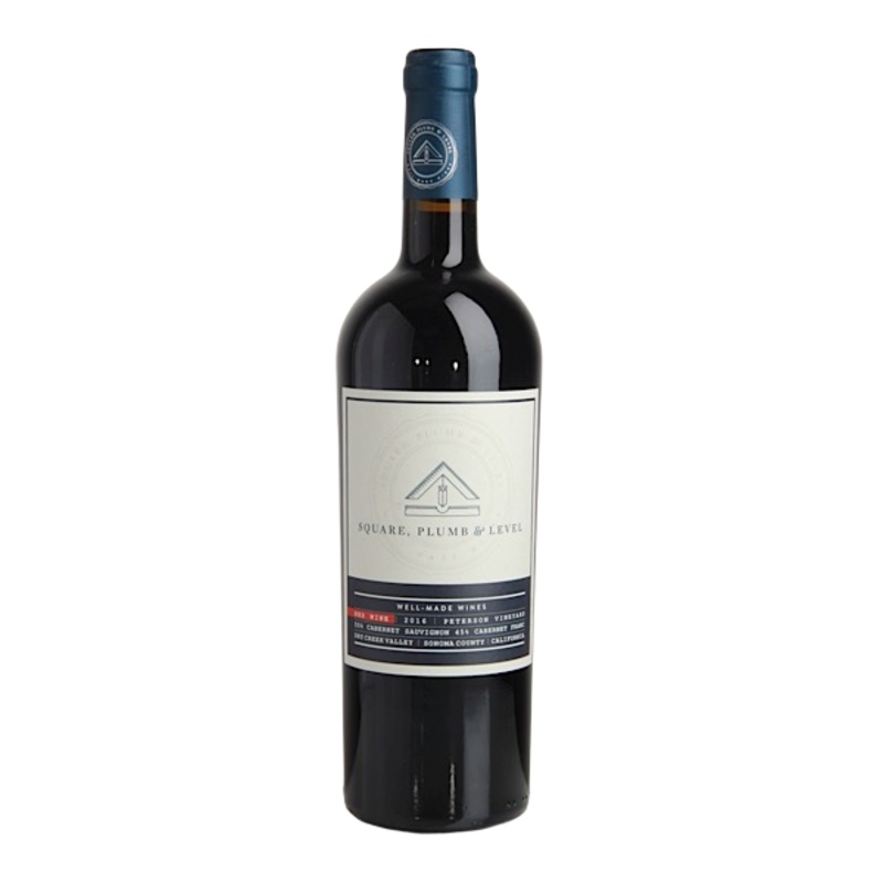 Square Plumb & Level Red Blend Peterson Dry Creek Valley 2015 750 ML