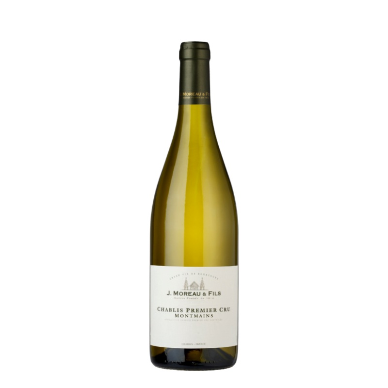 J. Moreau & Fils Chablis 1er Cru Montmains 2015 750 ML