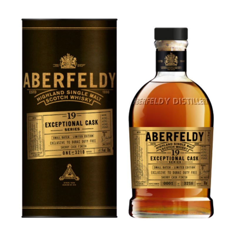 Aberfeldy Single Malt Scotch Exceptional Cask Series Double Cask Limited Edition 18 YR 107.6 750 ML
