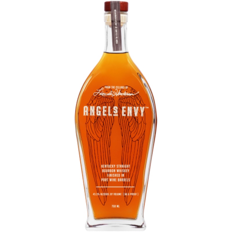 Angel's Envy Straight Bourbon Finished in Port Wine Barrels Whiskey 86.6 750 ML