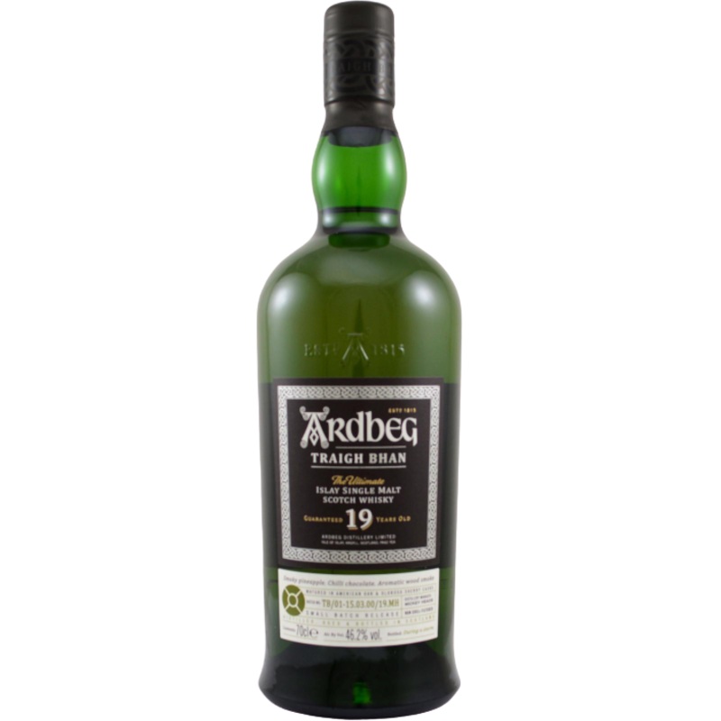 Ardbeg Single Malt Scotch Traigh Bhan 19 YR 92 No.2 750 ML