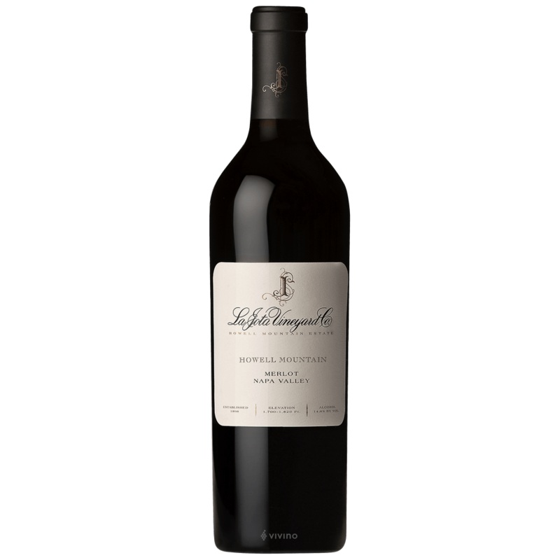 La Jota Vineyard Co. Merlot Howell Mountain 2017 750 ML