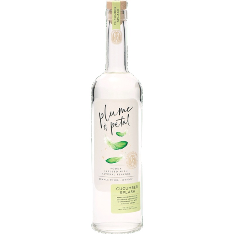 Plume & Petal Cucumber Splash Flavored Vodka 40 750 ML