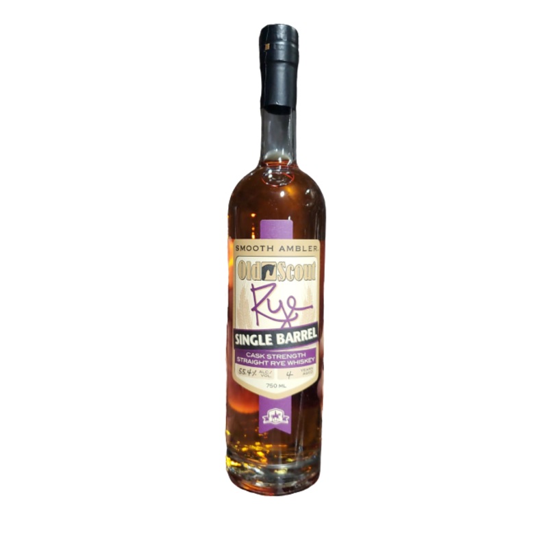 Smooth Ambler Old Scout 4yr Rye Whiskey Barrel Proof 750 ML