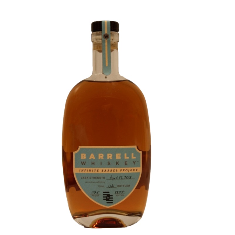Barrell Blended American Whiskey Infinite Barrel Project Cask Strength 118.5 750 ML