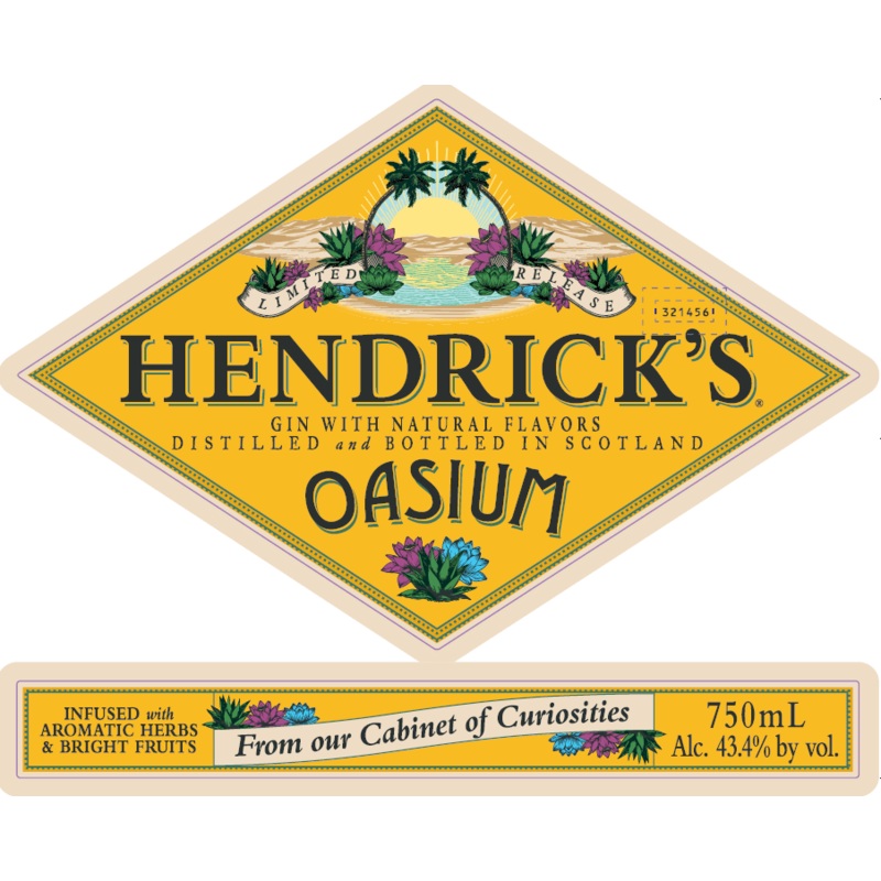 Hendricks Oasium Gin Limited Release