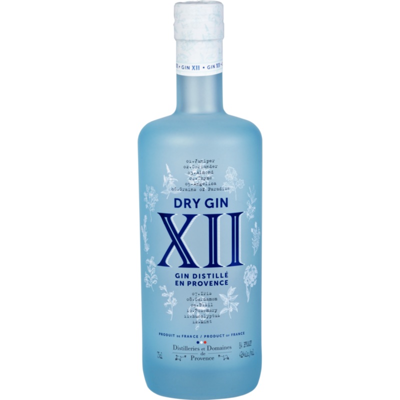 XII DRY GIN W/GLASS 84