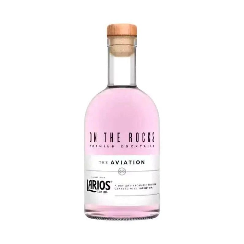 On The Rocks The Aviation Larios Gin Premium Cocktails 375mL