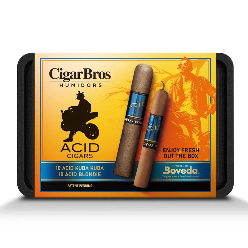 Acid Premium Cigars Set + Personal Humidor by CigarBros