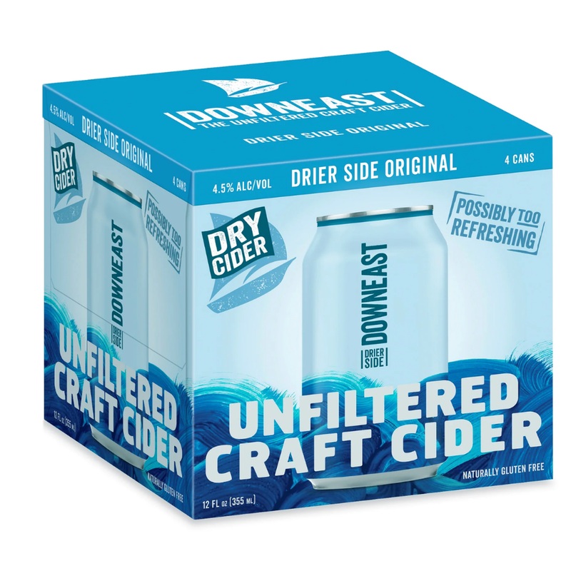 Downeast Drier Side Cider 4pk 12oz