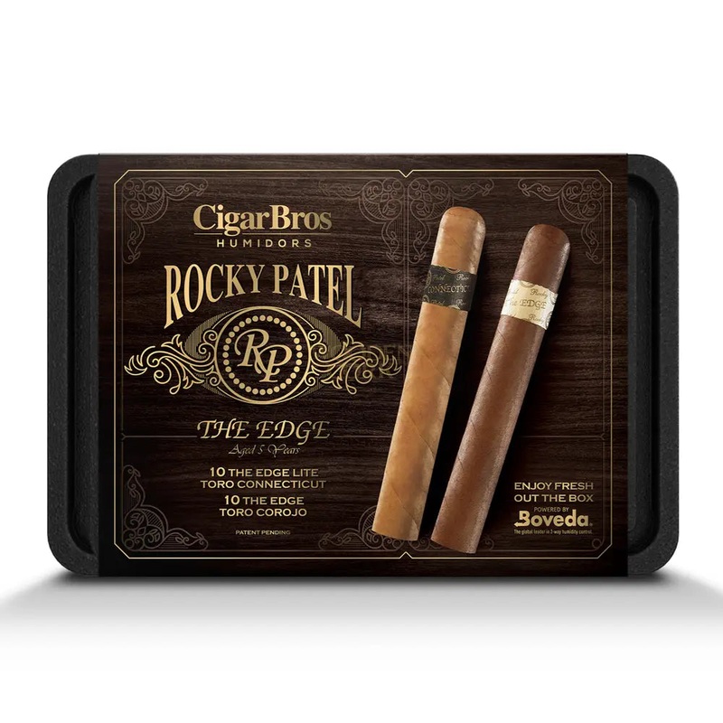Rocky Patel Premium Cigars Set + Personal Humidor by CigarBros