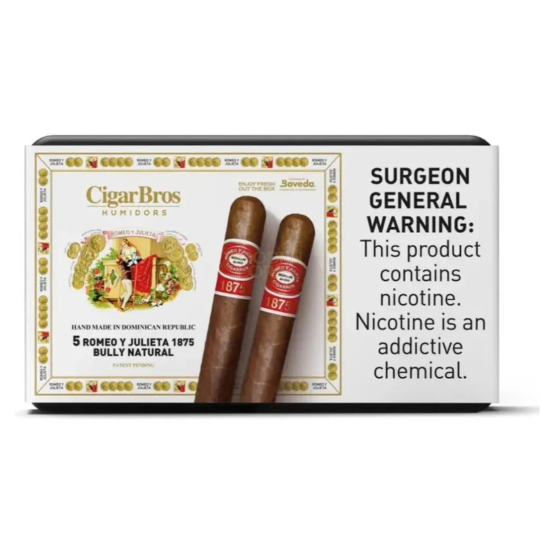 Romeo Y Julieta 1875 Bully 5ct Cigar Set + Personal Humidor by CigarBros