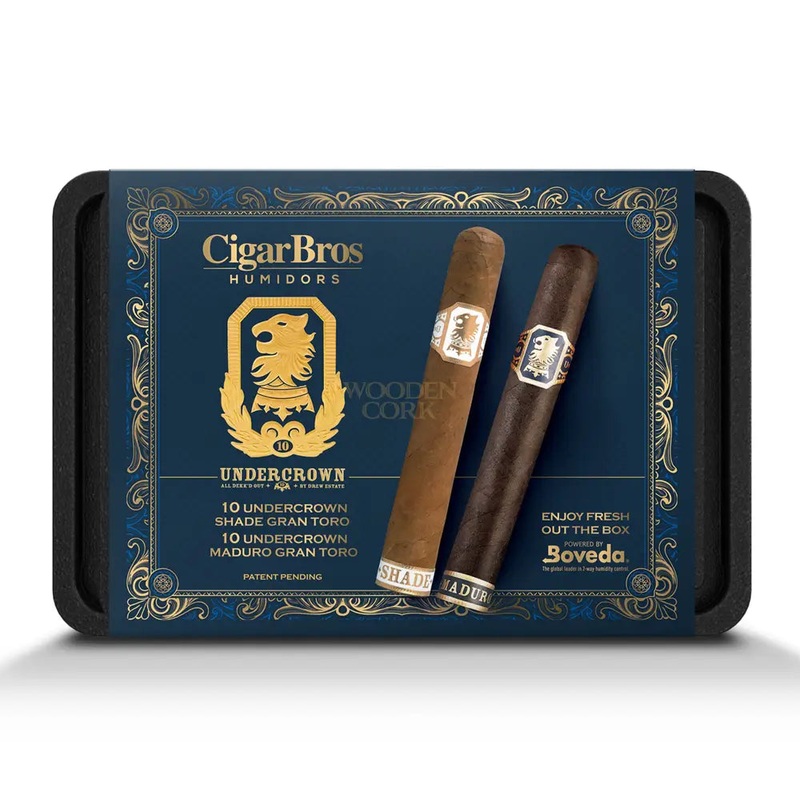 Undercrown Premium Cigars Set + Personal Humidor by CigarBros