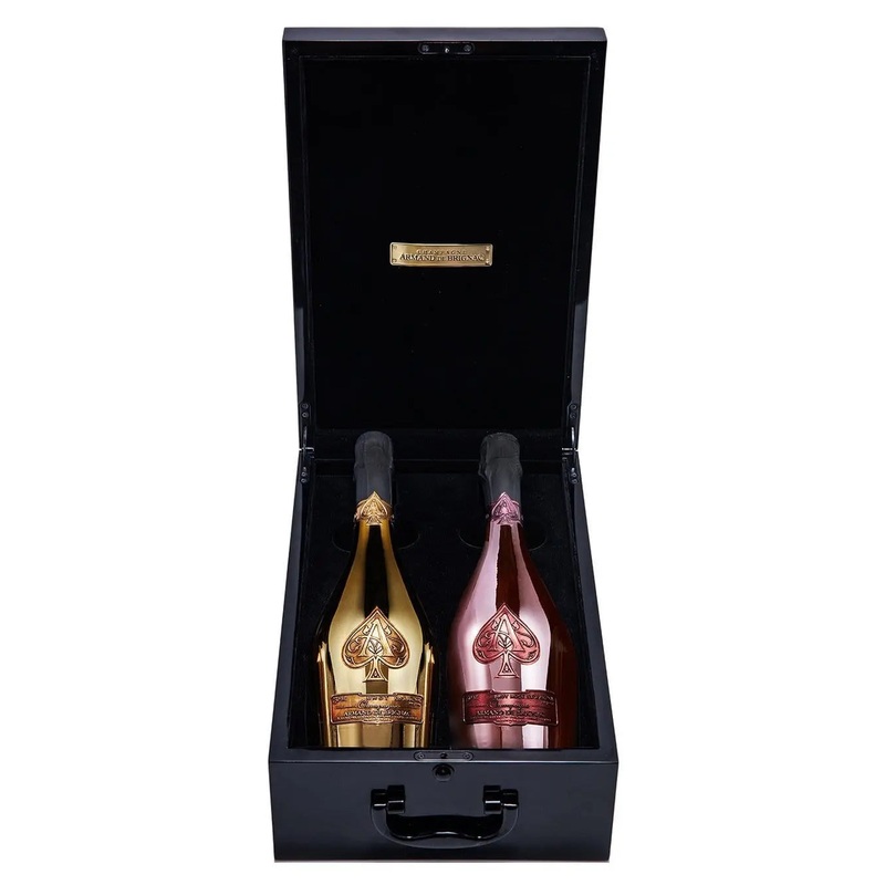 Armand de Brignac Brut Ros & Brut Gold Gift Set, 2 x 75 cl
