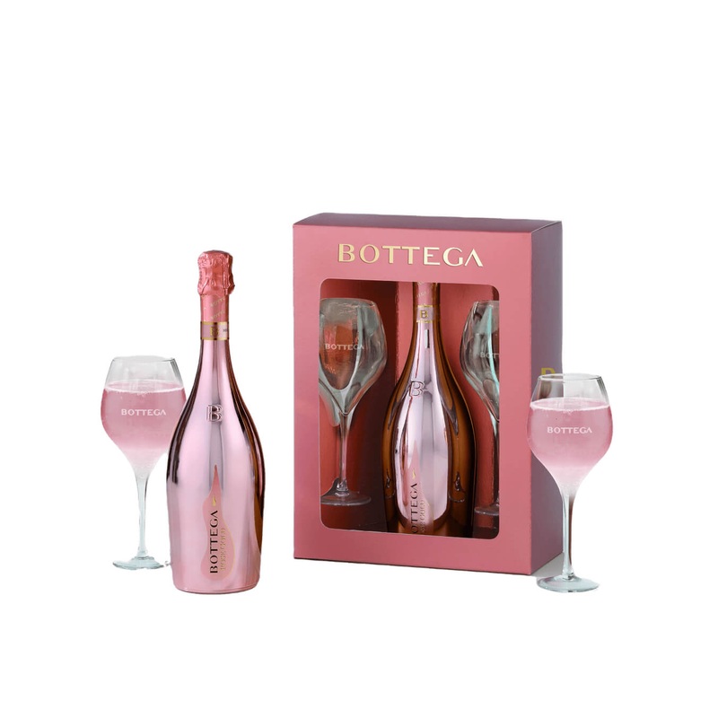 Bottega Confezione Glamour Rose Gold Gift Set, 75 cl