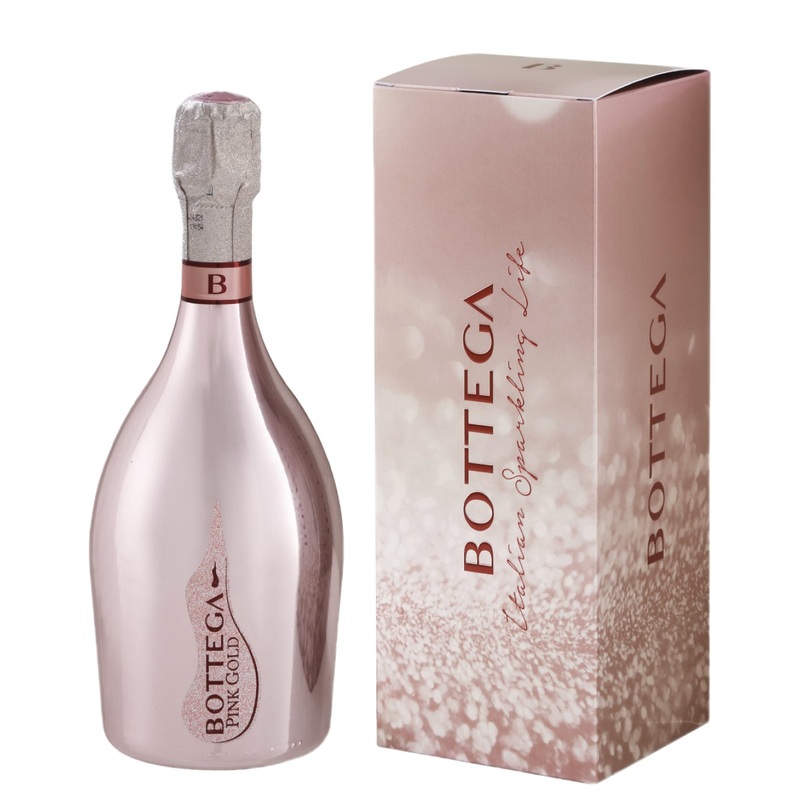 Bottega Pink Gold Prosecco Gift Box, 75 cl