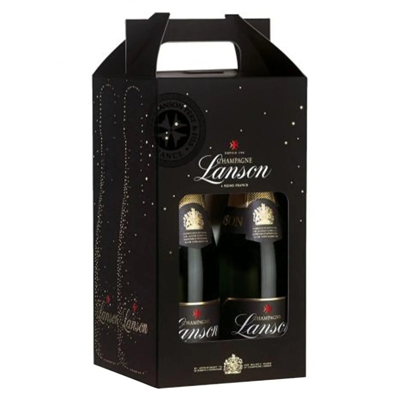 Lanson Black Label Mini 4 pack Gift Box, 4 x 20 cl