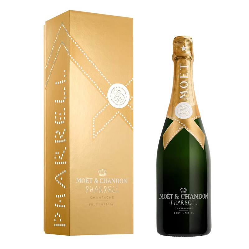 Mot & Chandon Imperial Pharrell Williams Gold Limited Edition Champagne Gift Box, 75 cl