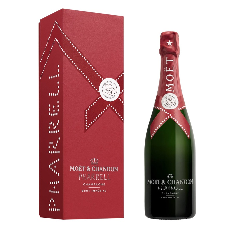 Mot & Chandon Imperial Pharrell Williams Red Limited Edition Champagne Gift Box, 75 cl