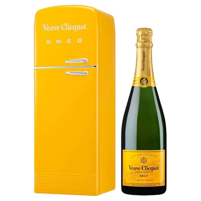 Veuve Clicquot Yellow Label Smeg Fridge Gift Box