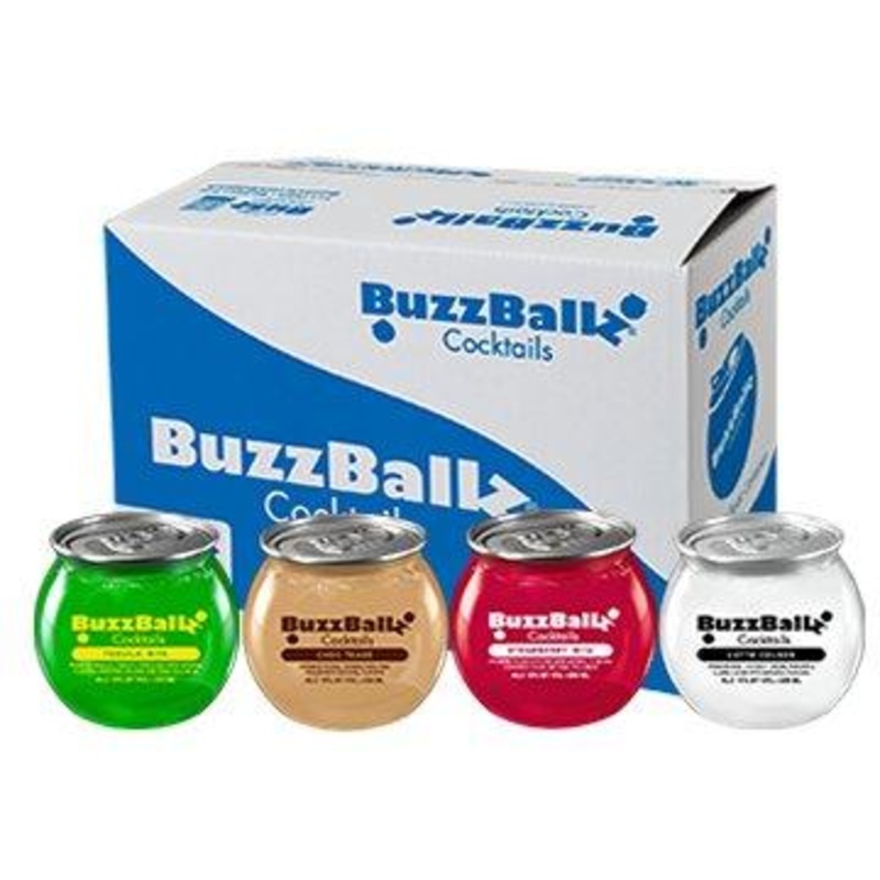 BuzzBallz Cocktails Classic Variety Pack 187mL 24 Pack Case