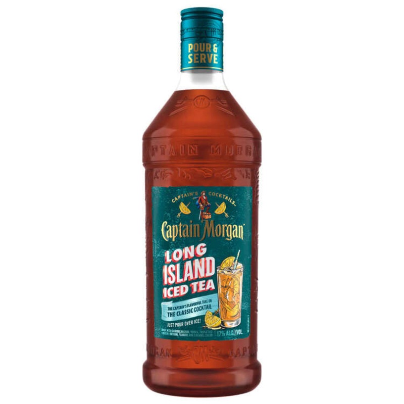 CAPT MORGAN LONG ISL I TEA 34 PET