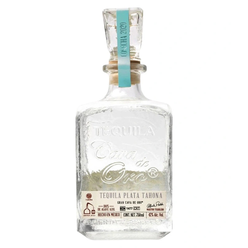 Cava De Oro Tequila Plata Tahona 750mL