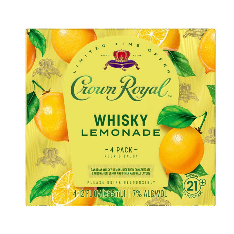 CROWN ROYAL CKTL WSKY LEM14CAN6/4P