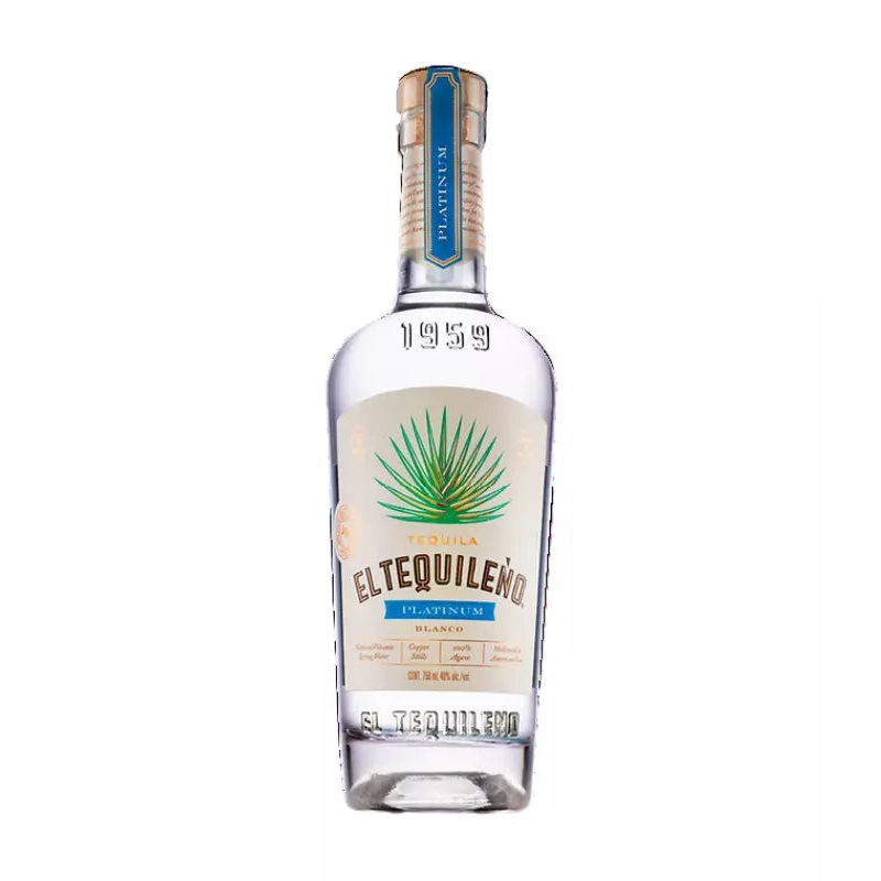 El Tequileno Platinum Tequila Blanco 750mL