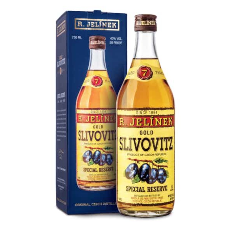 R.Jelinek Gold Slivovitz 7 Years Old Brandy750ml