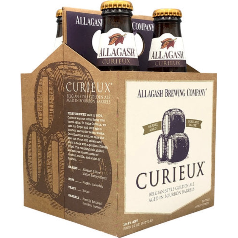 Allagash Curieux Belgian Style Golden Ale 4pk 12oz btls