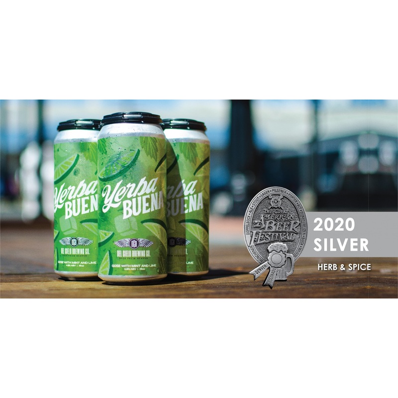 Del Cielo Brewing Yerba Buena Gose with Mint and Lime Single 16oz can
