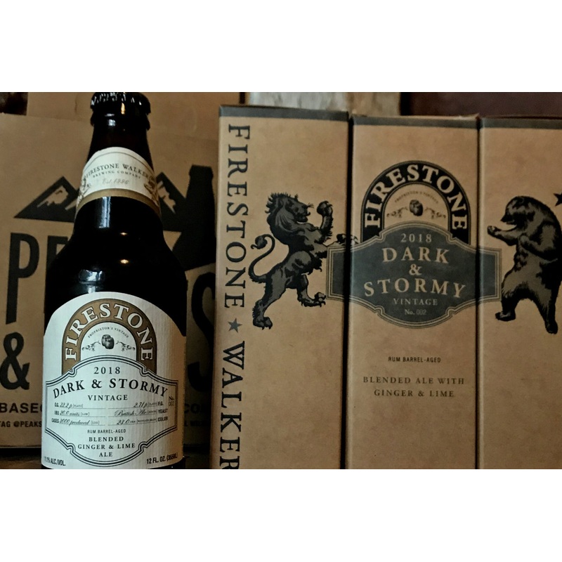 Firestone Walker Dark & Stormy Rum Barrel Aged Ale 12oz