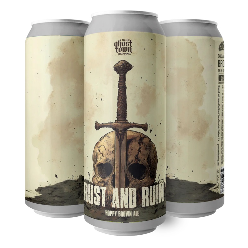 Ghost Town Brewing Rust And Ruin Hoppy Brown Ale Single 16oz can