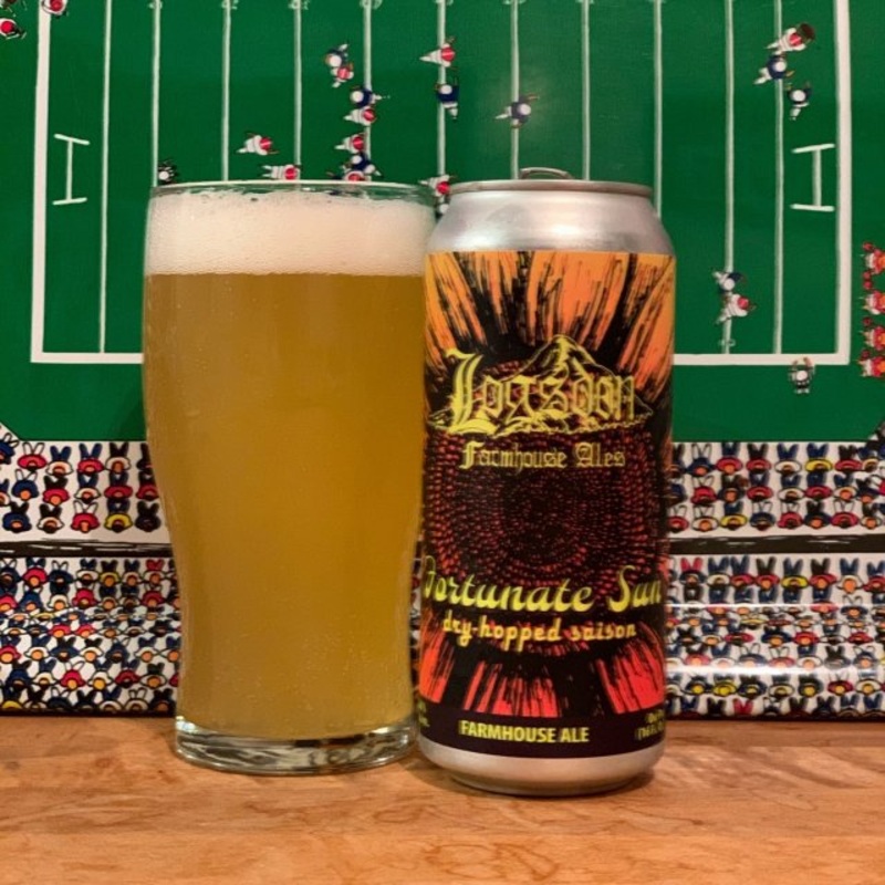 Logsdon Fortunate Sun Dry Hopped Saison 4pk 16oz cans