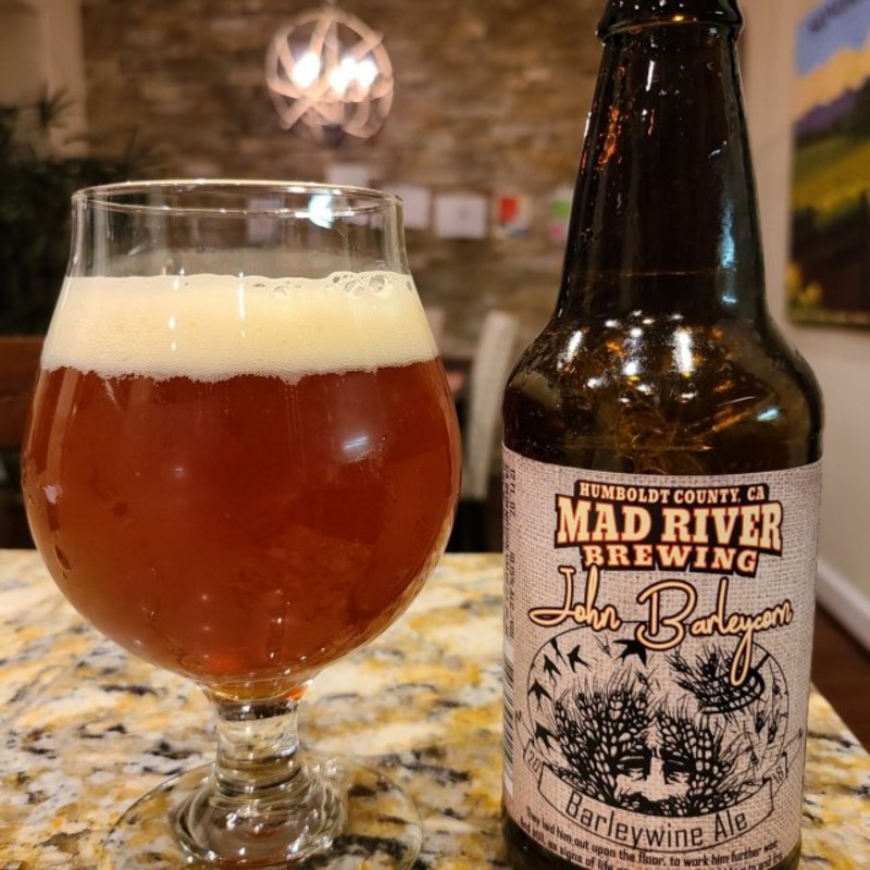 Mad River Brewing John Barleycorn Barleywine Single 12oz bottle