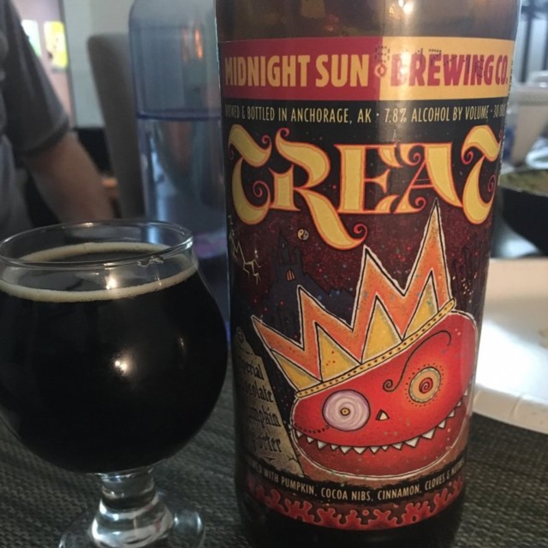 midnight sun Treat 2016 Pumpkin Porter 22oz