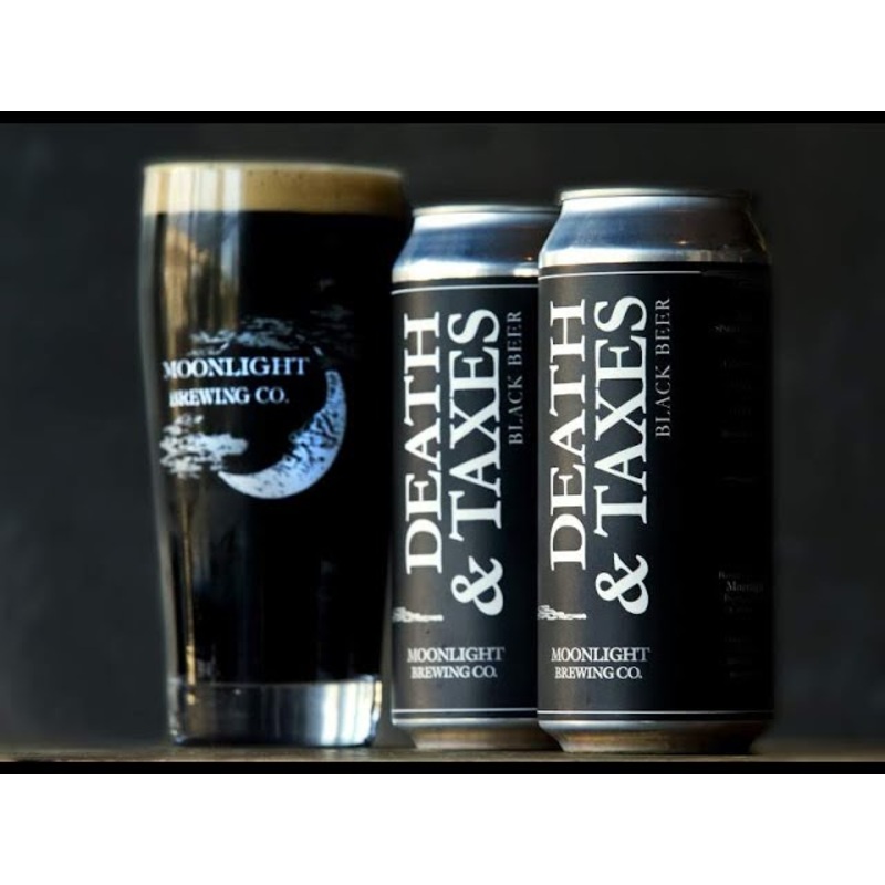 Moonlight Death & Taxes Black Lager 4pk 16oz cans